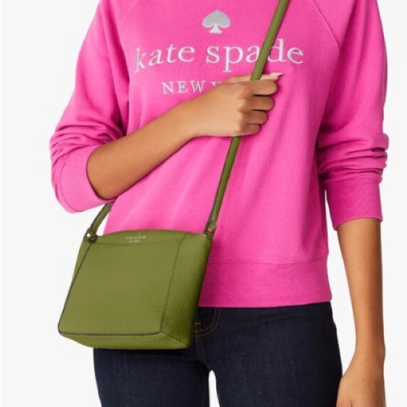 ReservedKate spade Monica pebbled leather crossbody bag excellent condition NWOT - Picture 4 of 7